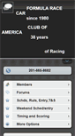 Mobile Screenshot of formularacecarclubofamerica.com